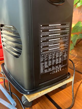 Estufa de parafina con accesorios