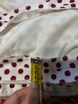 Traje Flamenca Canastero Burdeos y Blanco