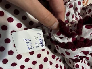 Traje Flamenca Canastero Burdeos y Blanco