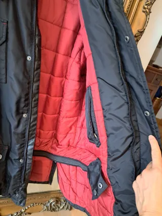 Parka Macson Negra Caballero