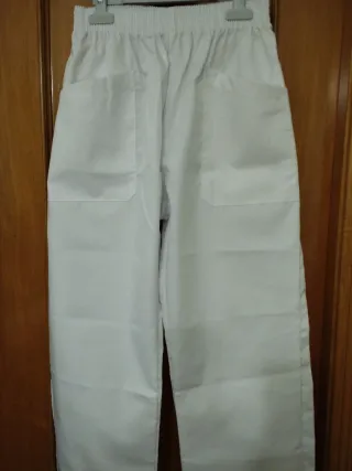 Pantalón de trabajo blanco