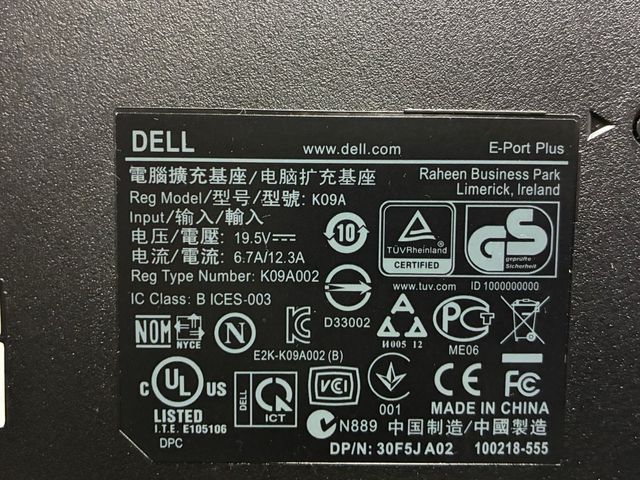 Base de conexión Dell