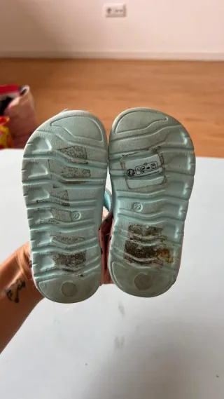 Sandália Criança Menina Tamanho 22 Vermelha