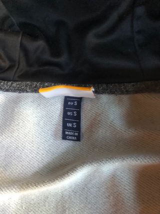 Sudadera con capucha Ellesse negra y gris