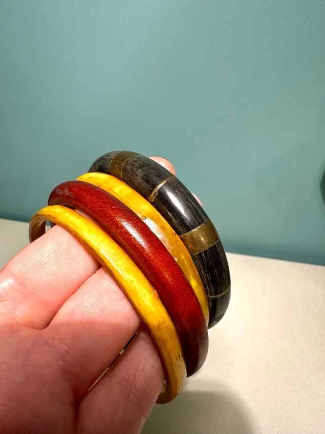 Set 4 bracciali vintage anni '70