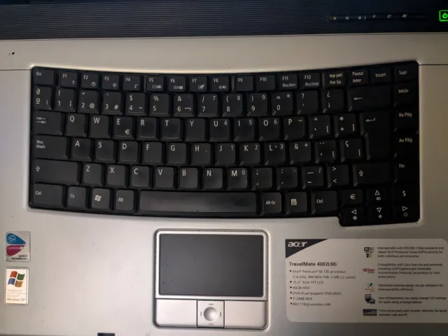 Portátil Acer Travelmate 4000