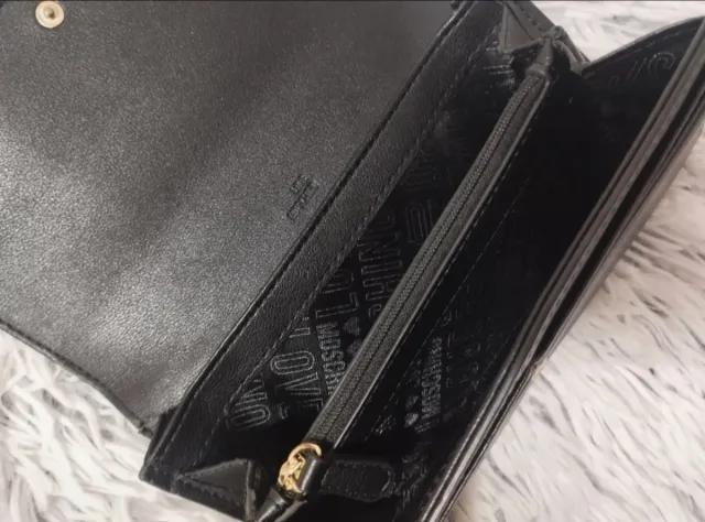 Cartera LOVE MOSCHINO Negra y Dorada
