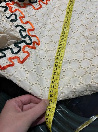 Traje Flamenca Perforado Diseño Exclusivo