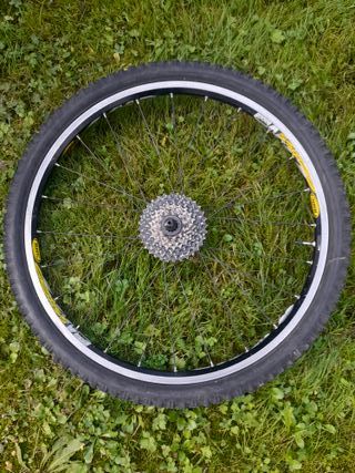 Llanta trasera Mavic Crossland + llanta alexrims