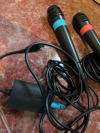 Micrófonos Singstar USB y Jack