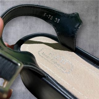 Sandalias Plataforma Punta Abierta Negras