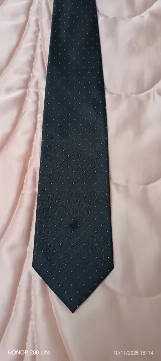 Corbata Massimo Dutti Puntos Blancos