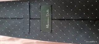 Corbata Massimo Dutti Puntos Blancos