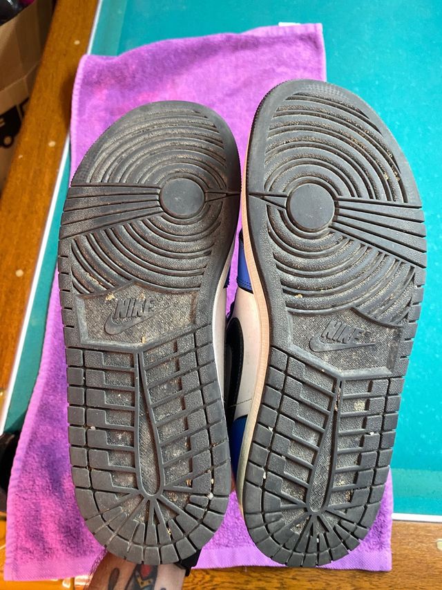 Zapatillas Jordan 1 High Azul y Blanco