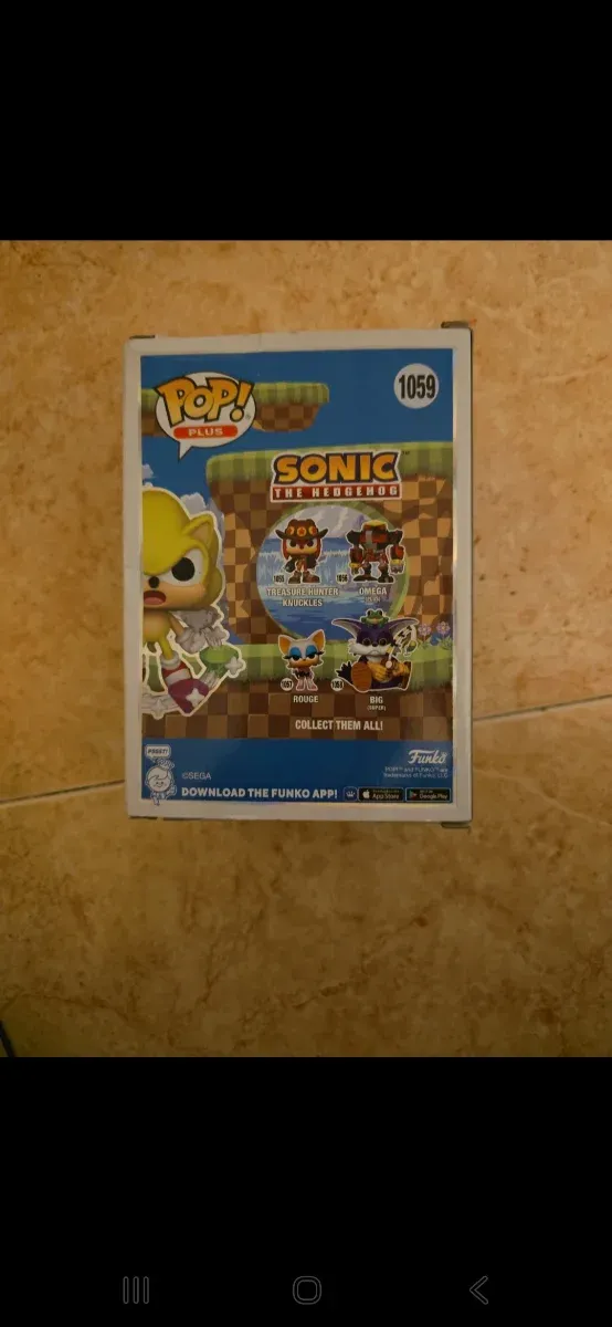 Funko Pop! Sonic Super Sonic con Esmeraldas