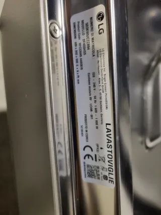 Lavavajillas Independiente LG Serie 4