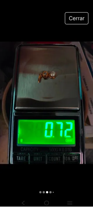 Colgante Oro 18K con Perla y Circonita