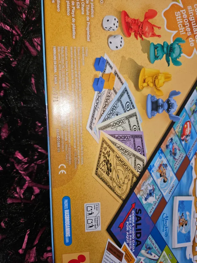 Monopoly Stitch Disney Hasbro Gaming