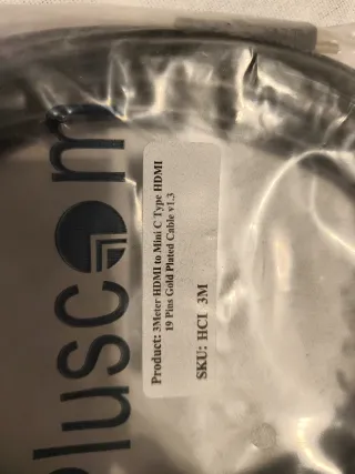 Cable HDMI a Mini C 3m Pluscom