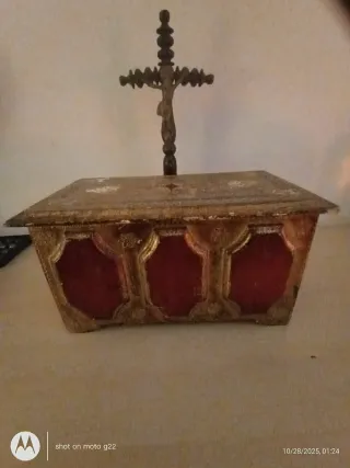 Antica scatola Firenze in legno