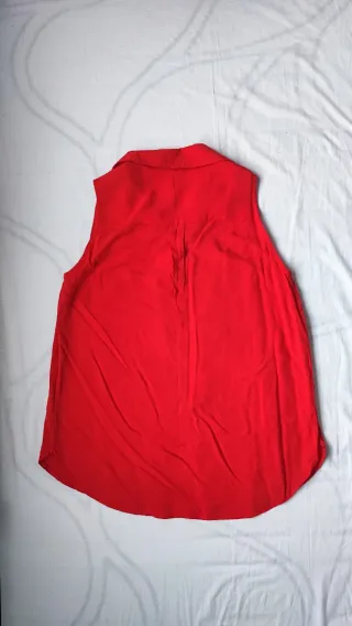 Camisa sin mangas roja ❤️