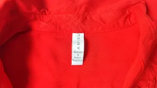 Camisa sin mangas roja ❤️