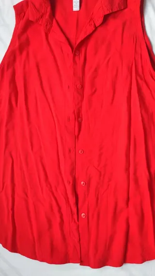 Camisa sin mangas roja ❤️