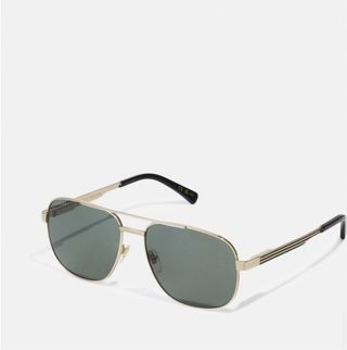 Gafas de sol Gucci unisex doradas y verdes