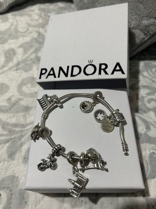 Pulsera Pandora Plata con Charms