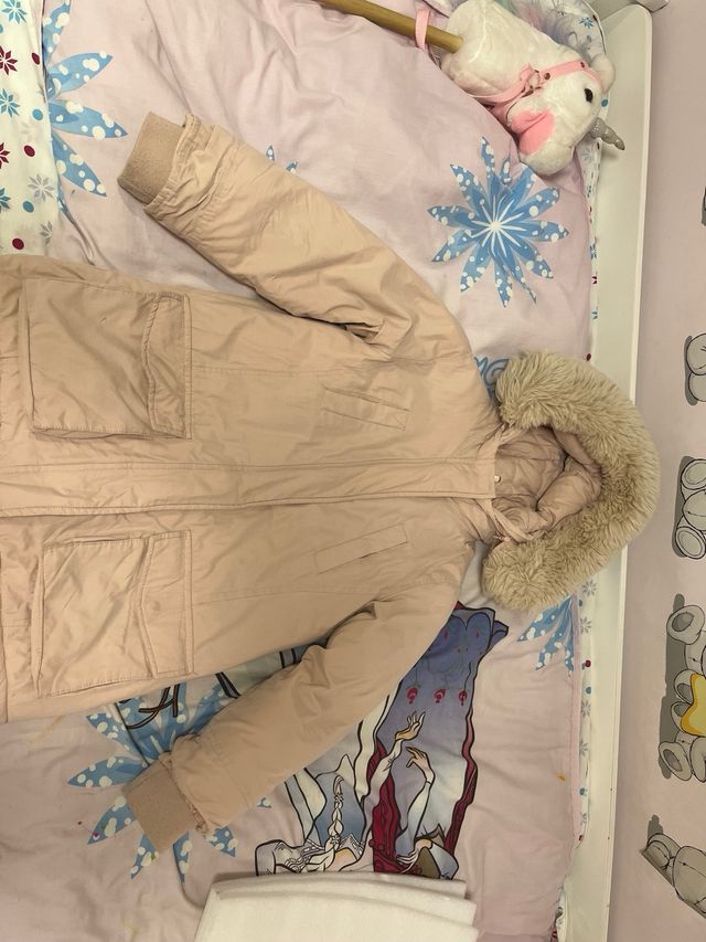 Abrigo niña 9-10 años con capucha