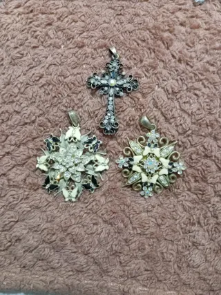 Lotes 3 de colgantes vintage