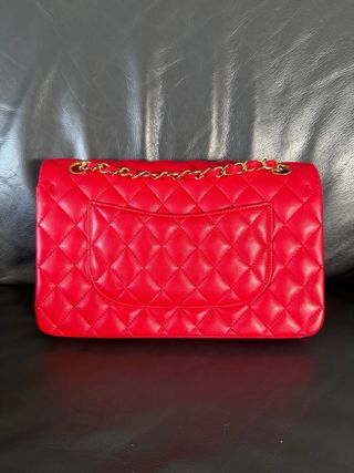 Bolso Chanel Clásico Flap 25 Rojo