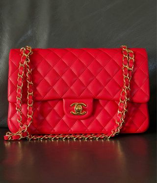 Bolso Chanel Clásico Flap 25 Rojo