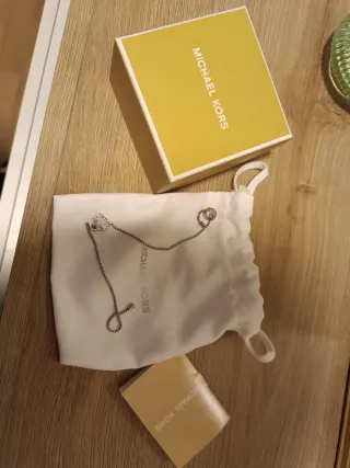 Pulsera Michael Kors Corazón Plata