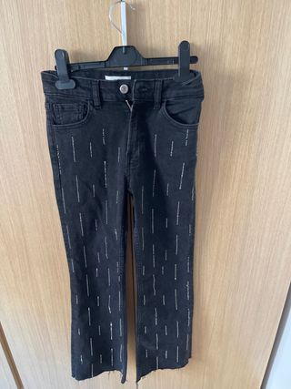 Pantalones vaqueros Mango con brillos