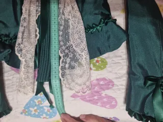 Corpiño fallera verde