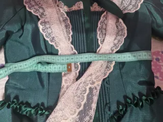 Corpiño fallera verde