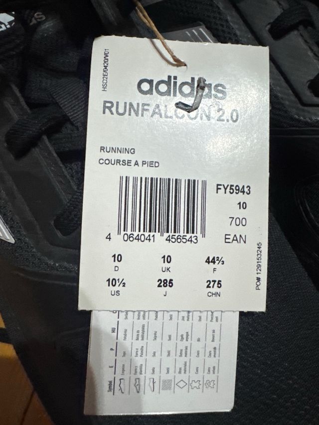 Zapatillas Adidas Runfalcon 2.0 Negras