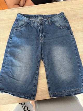 Pantalón corto baggy vaquero