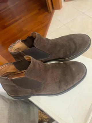 Polacchino uomo scamosciato marrone