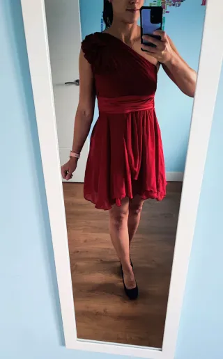 Vestido de fiesta rojo