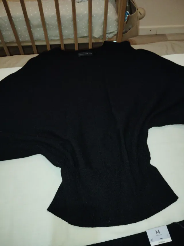 Conjunto dos piezas negro M