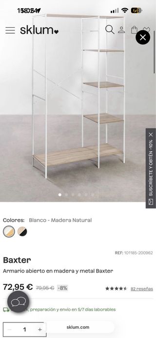 Asciugapiatti per vestiti in metallo e legno