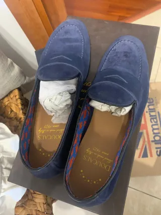 Mocassini Doucal's Uomo Blu