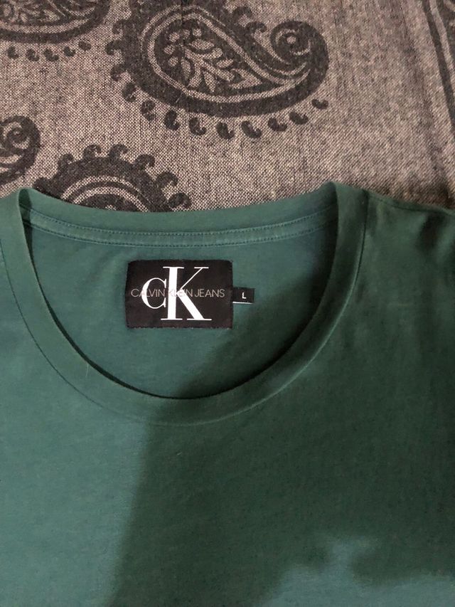 Camiseta Calvin Klein verde