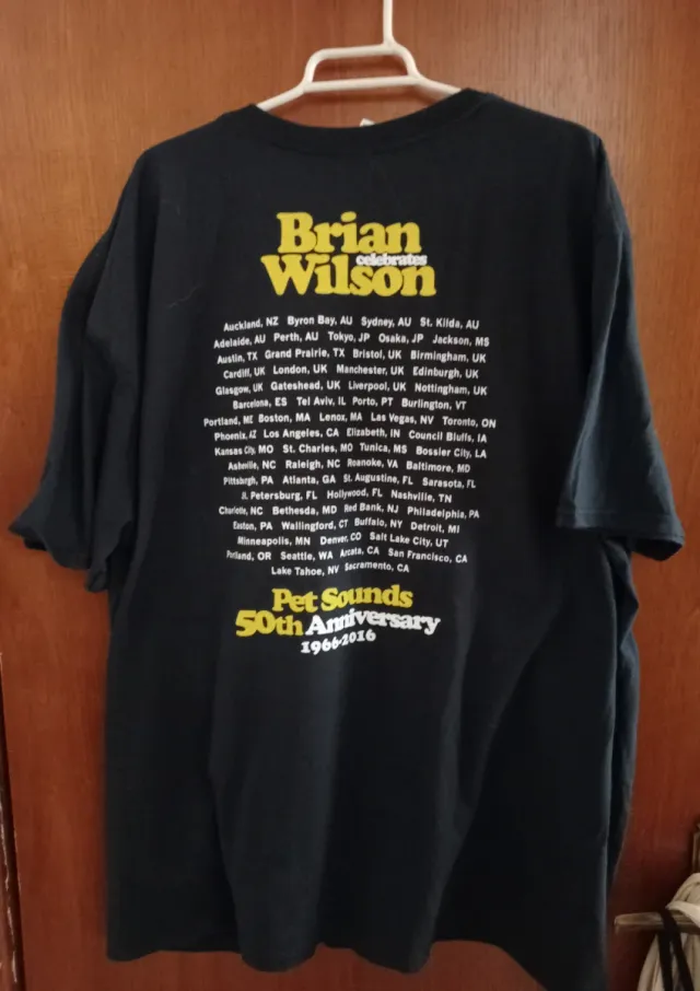 Camiseta Oficial Brian Wilson Pet Sounds