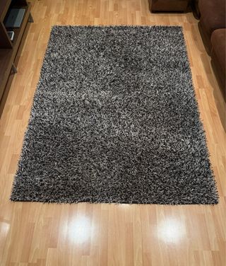 Alfombra pelo gris 1.70 x 2.30 m