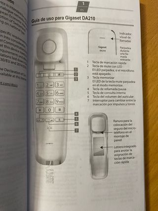 Teléfono fijo Gigaset DA210