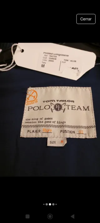 Chaqueta azul Talla M