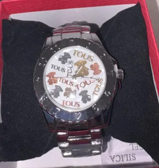 Reloj Tous Oso Dorado y Plateado